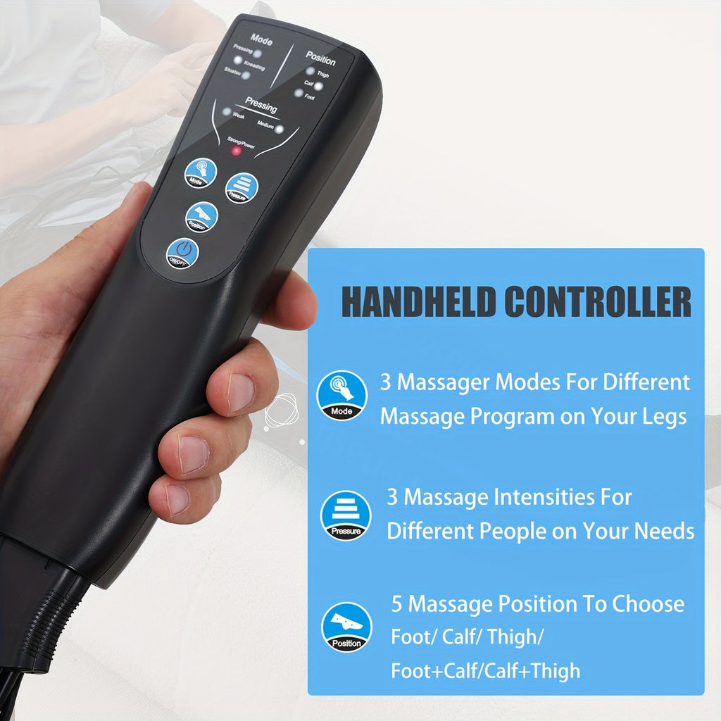 Tomadas UE 2 Peças Massageador Profissional Acessórios de Cuidados Pessoais Equipamento de Massagem Profissional, Sistema Completo de Massagem com Tecnologia de Compressão Dinâmica, Amassamento e Aperto para Relaxamento Profundo, Presente de Natal para P