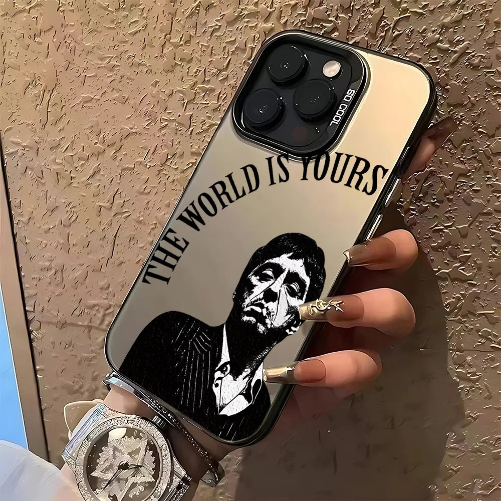 Anime Pattern Matte Phone Case For iPhone – Anti-Fall