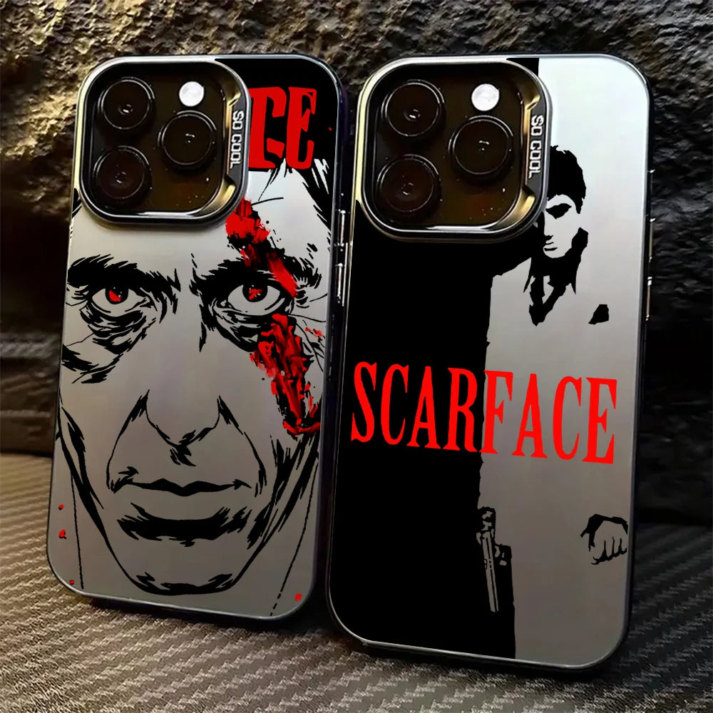 Anime Pattern Matte Phone Case For iPhone – Anti-Fall