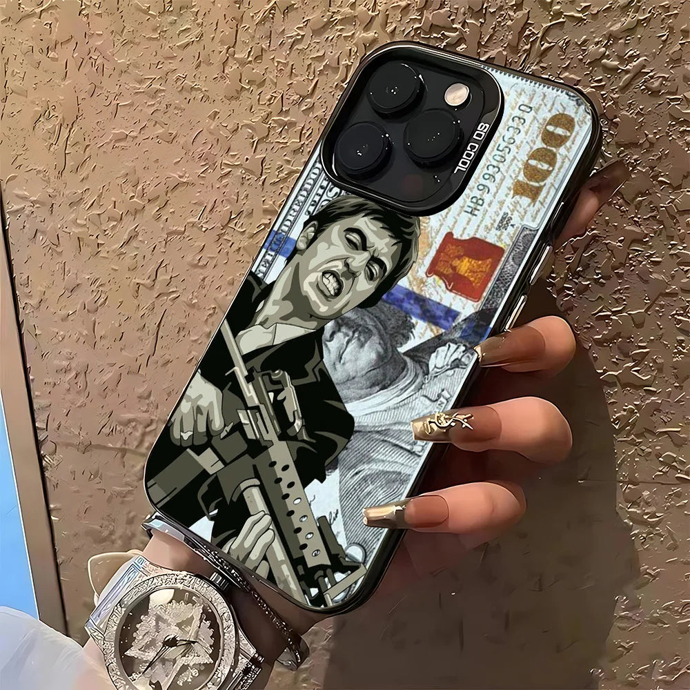 CYB-340YJJ121675A8 Color Anime Pattern Matte Phone Case For iPhone – Anti-Fall
