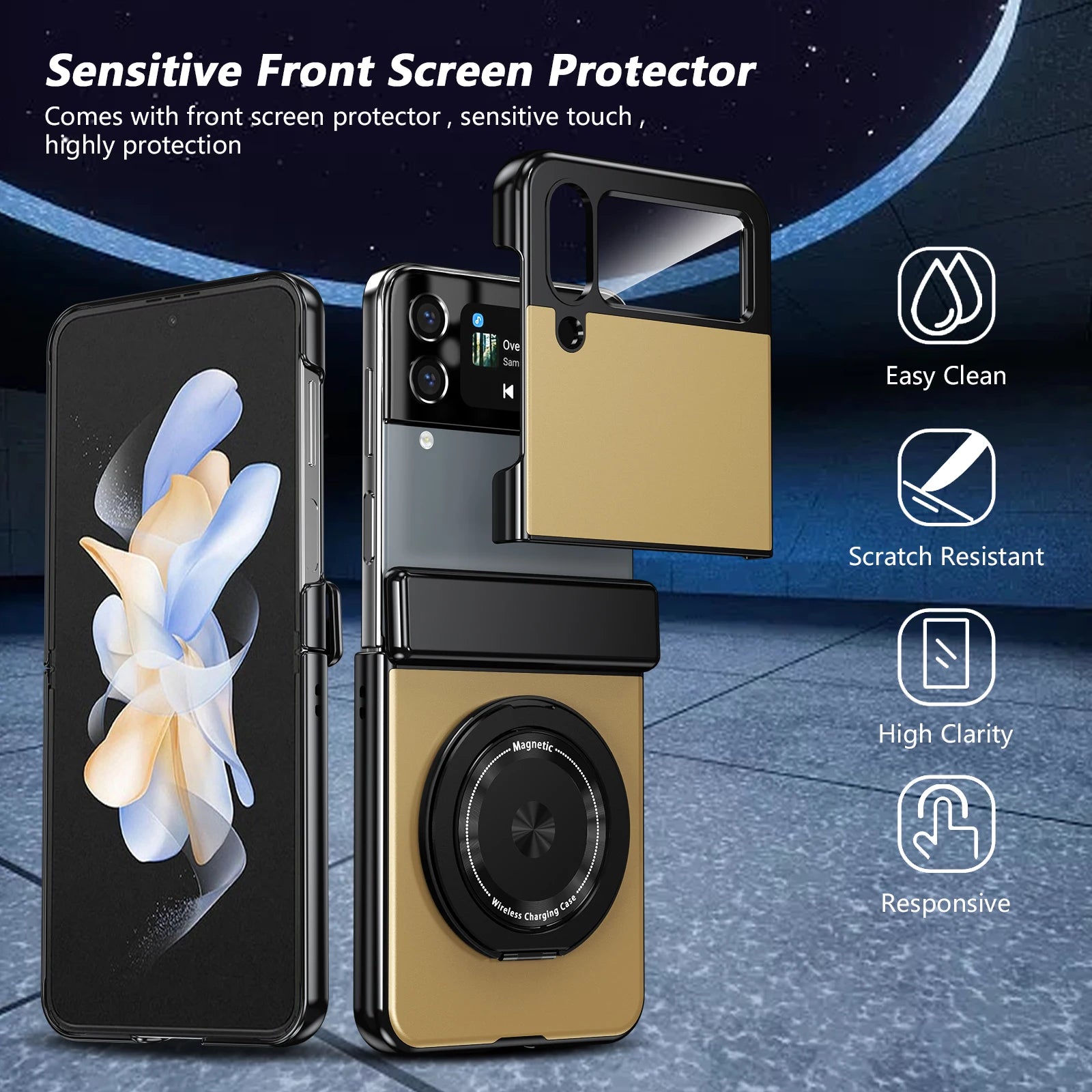 Folding Hinge Case For Samsung Galaxy Z Flip Series