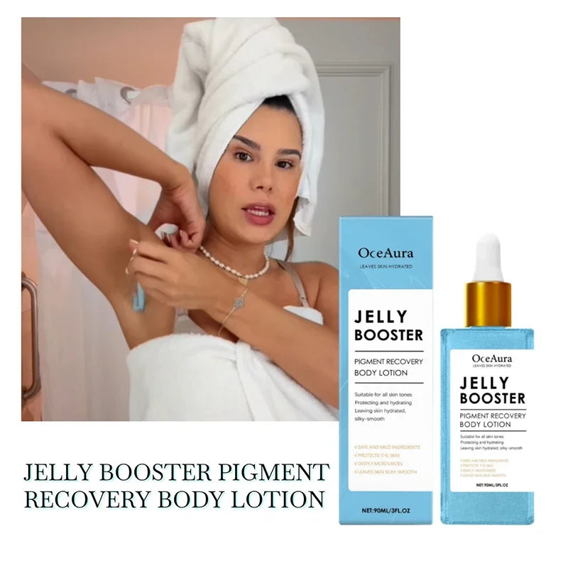 Jelly Booster Pigment Booster Recovery Body Lotion,Nicotinamide Visual Brightening Serum,Hydration Moisturizing,Fade Dark Spots