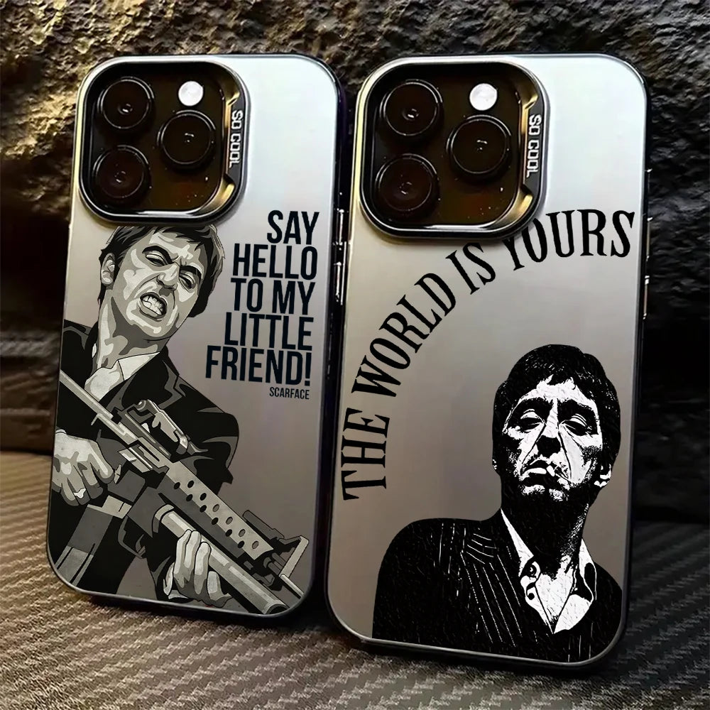 Anime Pattern Matte Phone Case For iPhone – Anti-Fall